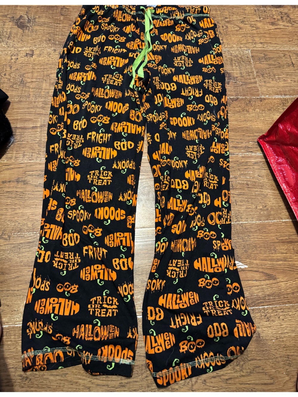 Halloween Spooky Boo Trick Or Treat Pajama Pants S